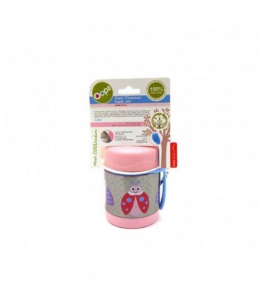 فلاسک غذا طرح جغد و کفشدوزک اوپس