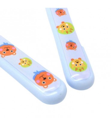 قاشق و چنگال سر فلزی طرح خرس و جوجه تیغی اوپس