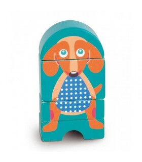 پازل چوبی 4 تکه سگ اوپس