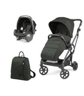 ست 3 تکه کالسکه پگ پرگو مدل Vivace Green