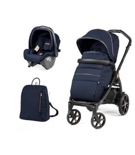 ست 3 تکه کالسکه پگ پرگو مدل Peg-Perego Book Blue Shine