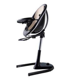 صندلی غذای کودک میما رنگ مشکی/شامپاینی