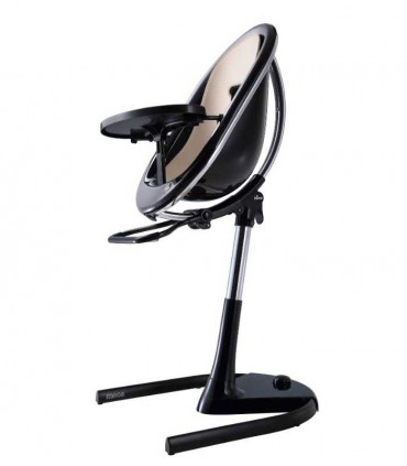 صندلی غذای کودک میما رنگ مشکی/شامپاینی