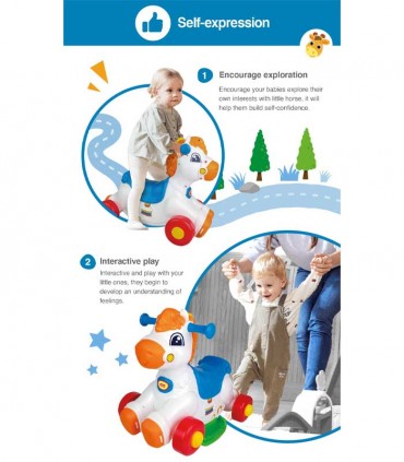 اسباب بازی راکر اسب موزیکال وین فان