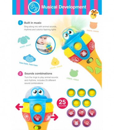 اسباب بازی بلندگو موزیکال چند کاره وین فان