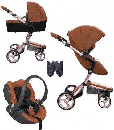 ست کالسکه بیسیک میما زاری شتری با شاسی رزگلد