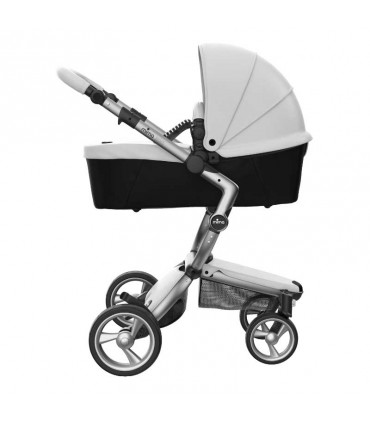 ست کالسکه بیسیک میما زاری سفید با شاسی آلومینیوم