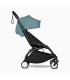 کالسکه یویو2 بیبی زن فریم مشکی با کیت پارچه سبز