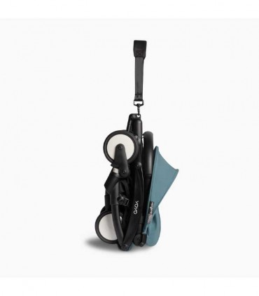 کالسکه یویو2 بیبی زن فریم مشکی با کیت پارچه سبز