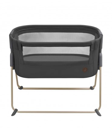 تخت نوزادی کنار مادر مکسی کوزی مدل توری رنگ خاکستری