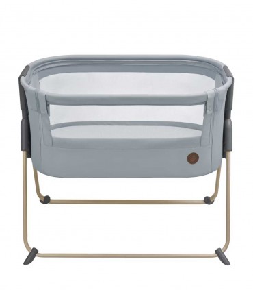 تخت نوزادی کنار مادر مکسی کوزی مدل توری رنگ طوسی