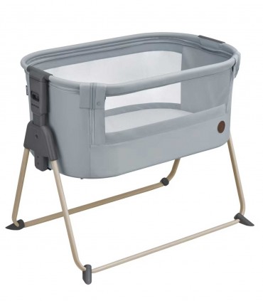 تخت نوزادی کنار مادر مکسی کوزی مدل توری رنگ طوسی
