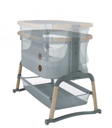 تخت کنار مادر مکسی کوزی مدل آیورا ایر رنگ طوسی