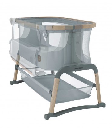 تخت کنار مادر مکسی کوزی مدل آیورا ایر رنگ طوسی