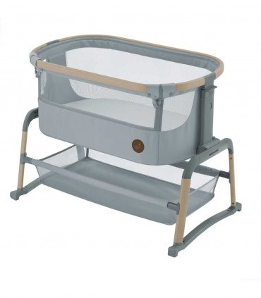 تخت کنار مادر مکسی کوزی مدل آیورا ایر رنگ طوسی