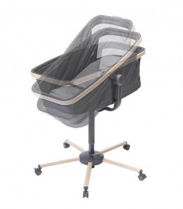 تخت کنار مادر مکسی کوزی مدل آلبا رنگ خاکستری