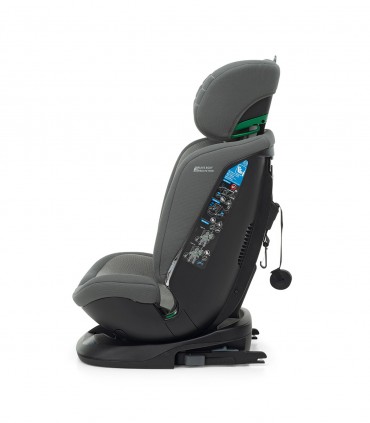 صندلی ماشین کودک چرخشی فوپاپدرتی مدل کلاک رنگ طوسی