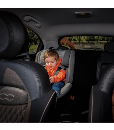 صندلی ماشین کودک چرخشی فوپاپدرتی مدل کلاک رنگ طوسی