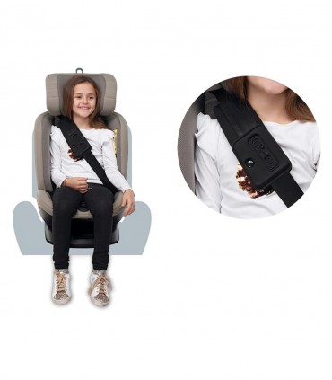 صندلی ماشین کودک چرخشی فوپاپدرتی مدل کلاک رنگ طوسی