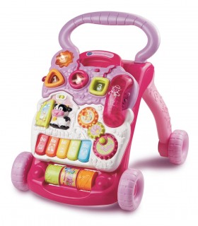 واکر آموزشی کودک وی تک رنگ صورتی