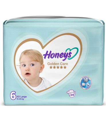 پوشک نوزاد سایز 6 هانیز (24 عدد) Honeys