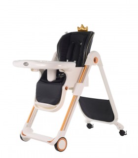 صندلی غذای فورته مدل Verde King رنگ مشکی