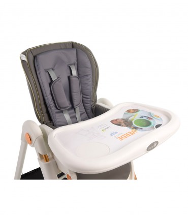 صندلی غذای فورته مدل Verde رنگ طوسی