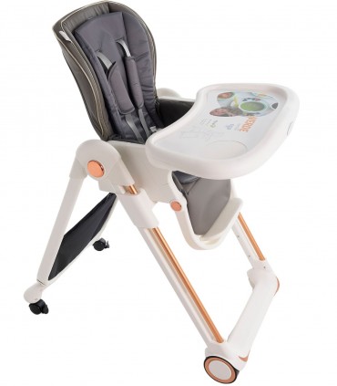 صندلی غذای فورته مدل Verde رنگ طوسی