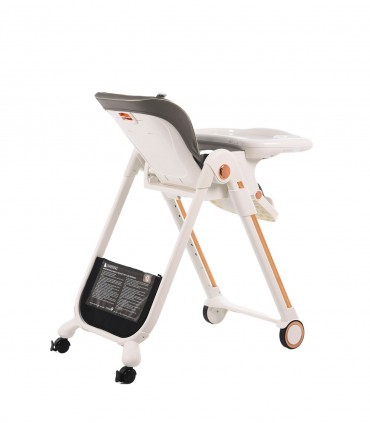 صندلی غذای فورته مدل Verde رنگ طوسی