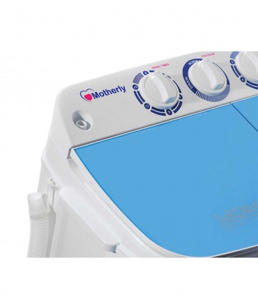 مینی واش دو قلو مادرلی مدل SH-MW38820 رنگ آبی