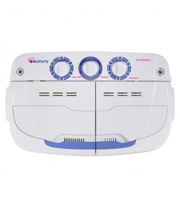 مینی واش دو قلو مادرلی مدل SH-MW38810 رنگ آبی