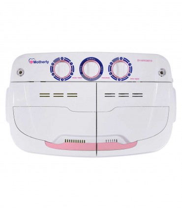 مینی واش دو قلو مادرلی مدل SH-MW38810 رنگ صورتی