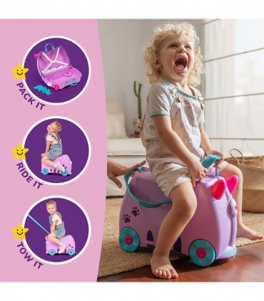 چمدان 3 کاره گربه ترانکی Trunki Cassie Cat