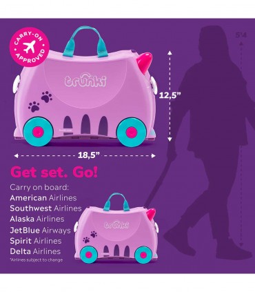 چمدان 3 کاره گربه ترانکی Trunki Cassie Cat