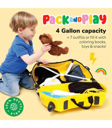 چمدان 3 کاره طرح زنبور زرد برند Trunki