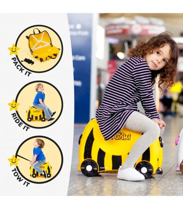 چمدان 3 کاره طرح زنبور زرد برند Trunki