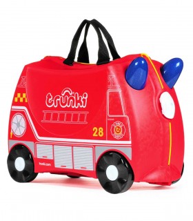 چمدان 3 کاره طرح فرانک ماشین آتش نشان برند Trunki