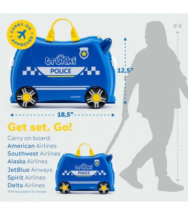 چمدان کودک 3 کاره ترانکی مدل پلیس