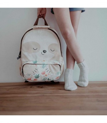 کوله پشتی کودک ساسی طرح تنبل درختی سایز بزرگ