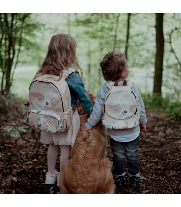 کوله پشتی کودک ساسی طرح تنبل درختی سایز کوچک