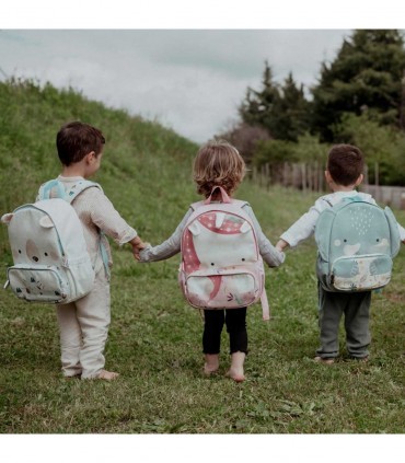 کوله پشتی کودک ساسی طرح خرس قطبی سایز بزرگ