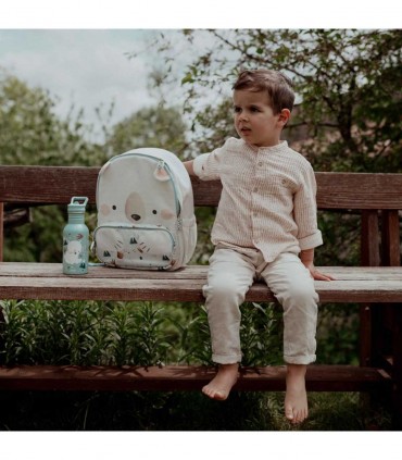 کوله پشتی کودک ساسی طرح خرس قطبی سایز بزرگ