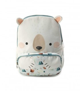 کوله پشتی کودک ساسی طرح خرس قطبی سایز بزرگ