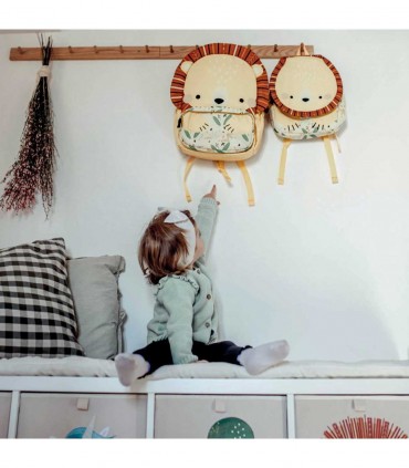 کوله پشتی کودک ساسی طرح شیر سایز بزرگ