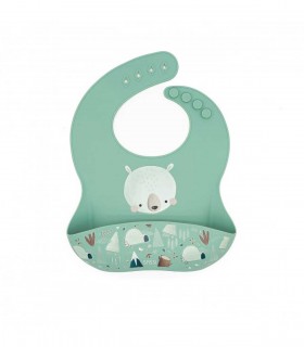 پیشبند سیلیکونی ساسی طرح خرس قطبی