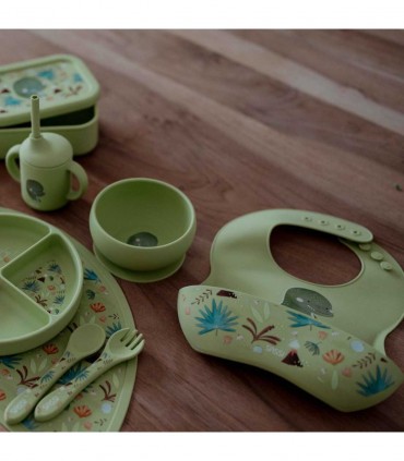 پیشبند سیلیکونی ساسی طرح دایناسور