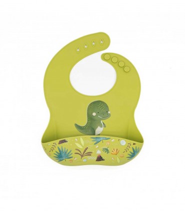 پیشبند سیلیکونی ساسی طرح دایناسور