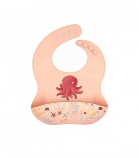 پیشبند کودک سیلیکونی ساسی طرح اختاپوس