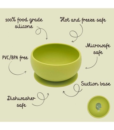 کاسه کودک سیلیکونی ساسی طرح حیوانات