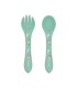 قاشق و چنگال سیلیکونی کودک ساسی طرح حیوانات